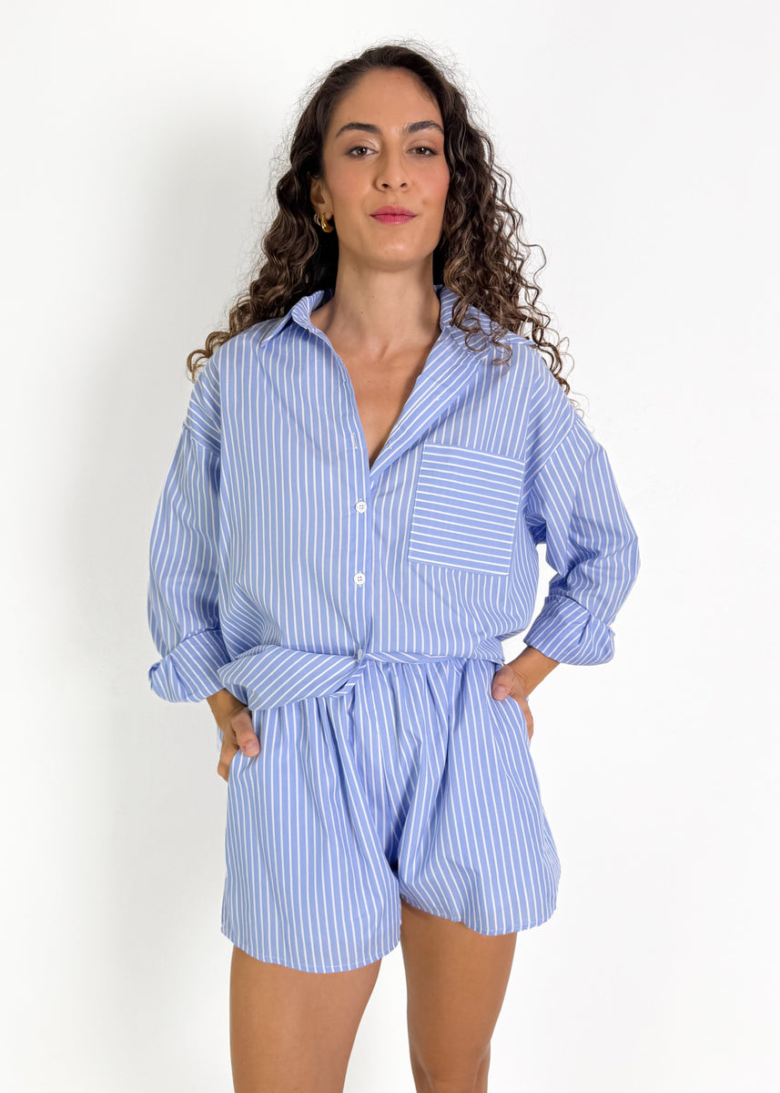 RIVA SHORTS - BLUE STRIPE