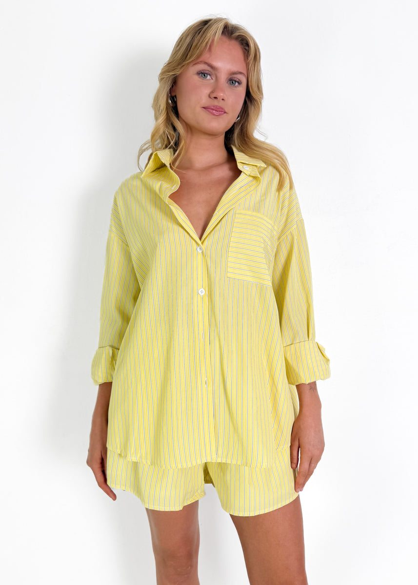 RIVA SHORTS - YELLOW STRIPE