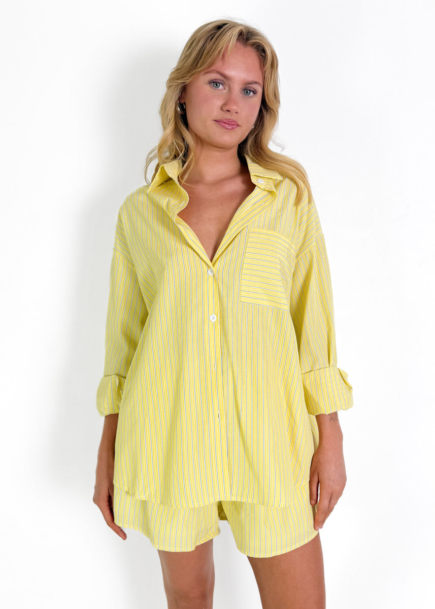 RIVA SHORTS - YELLOW STRIPE