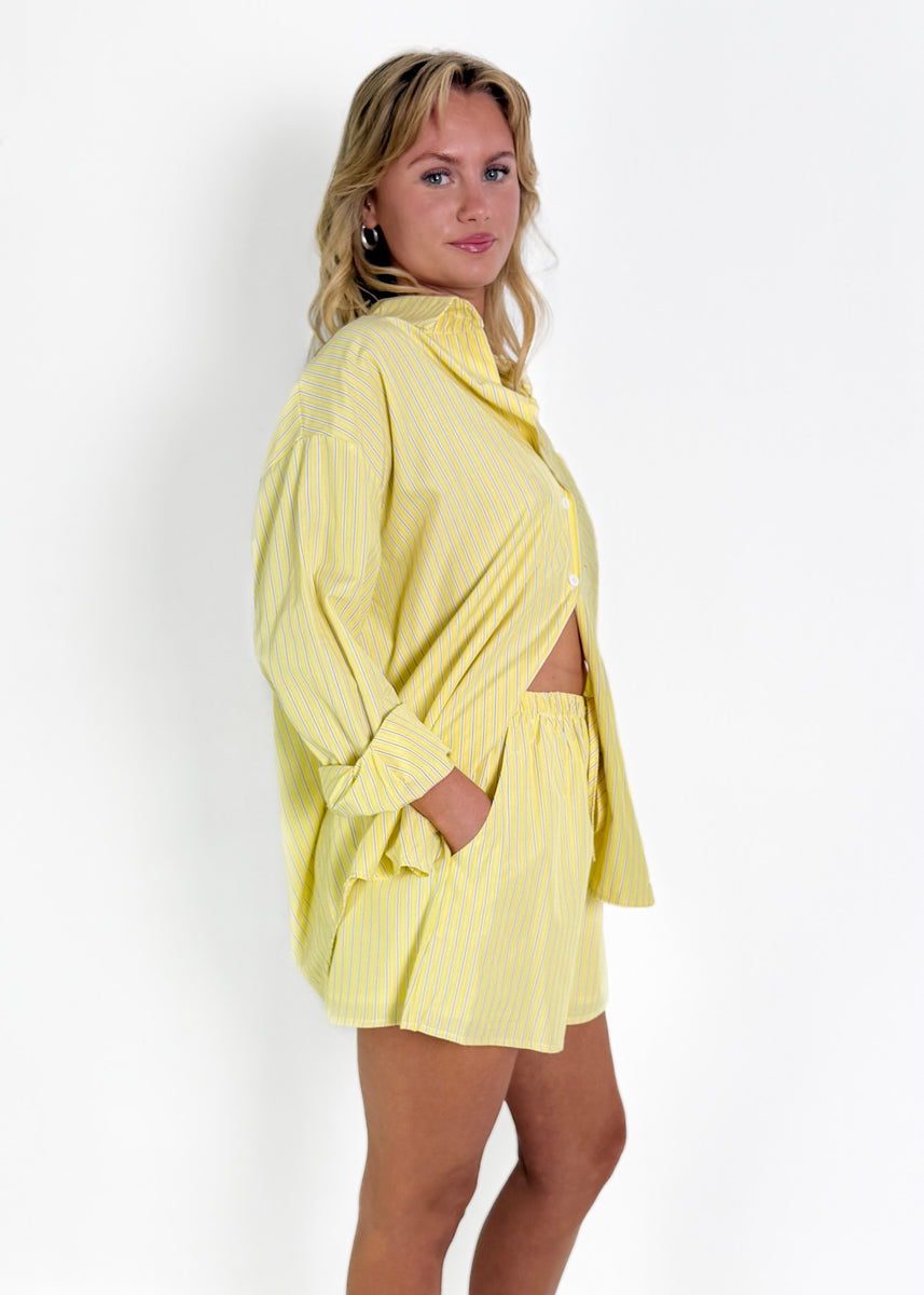 RIVA SHIRT - YELLOW STRIPE