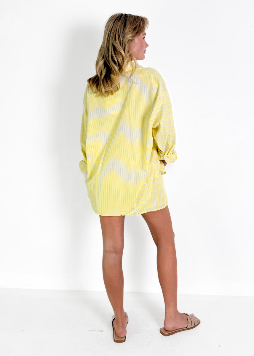 RIVA SHORTS - YELLOW STRIPE