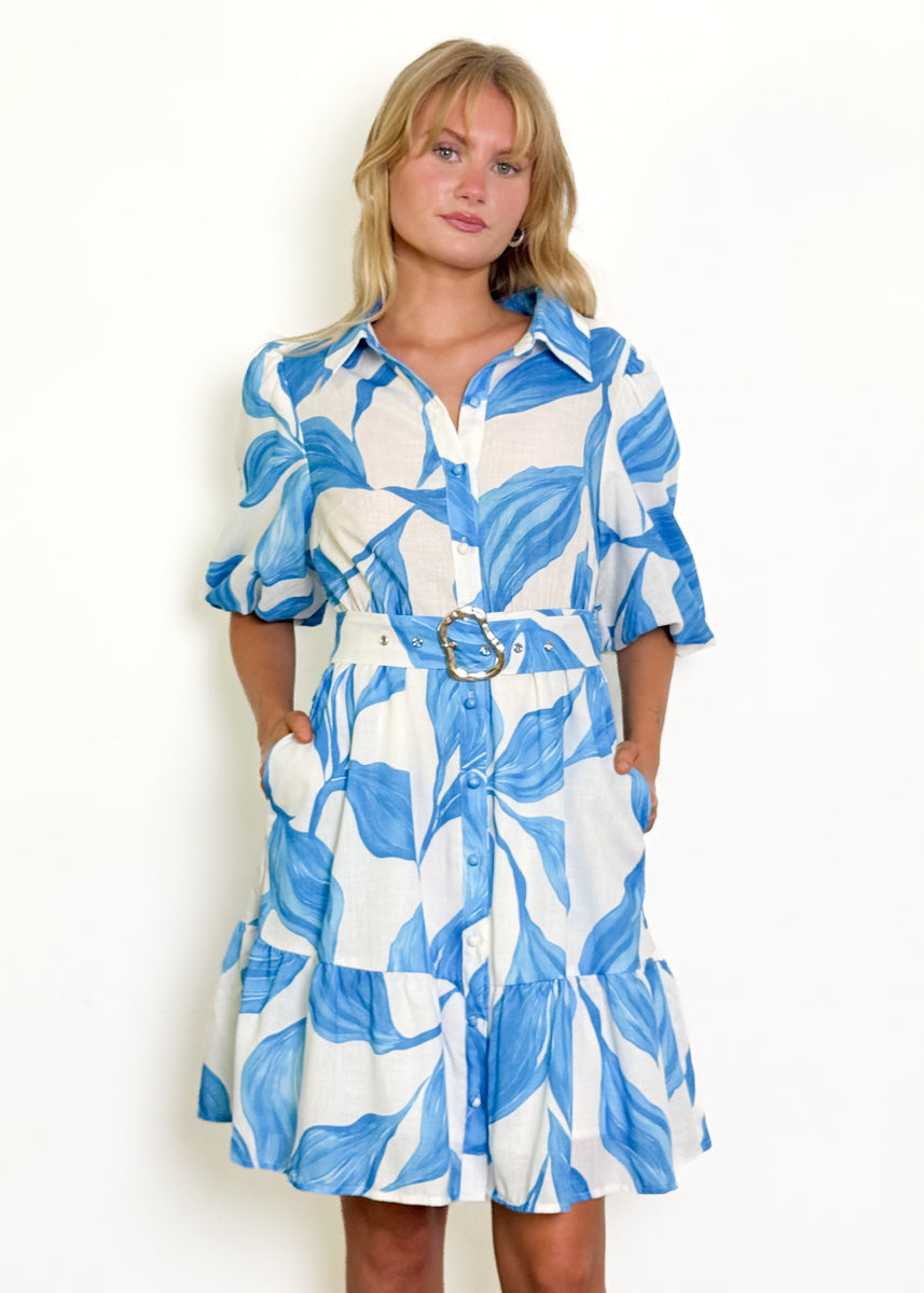 CLARICE DRESS - BLUE