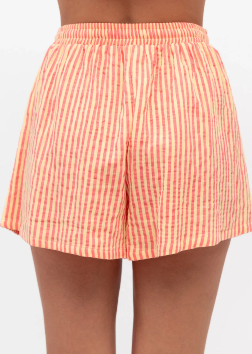 JOEDY SHORTS - YELLOW & PINK