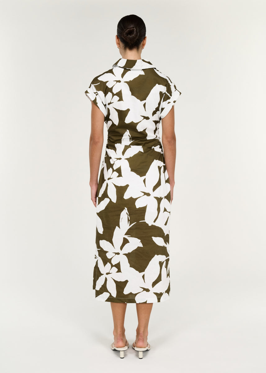 LIORA SHIRT MIDI DRESS