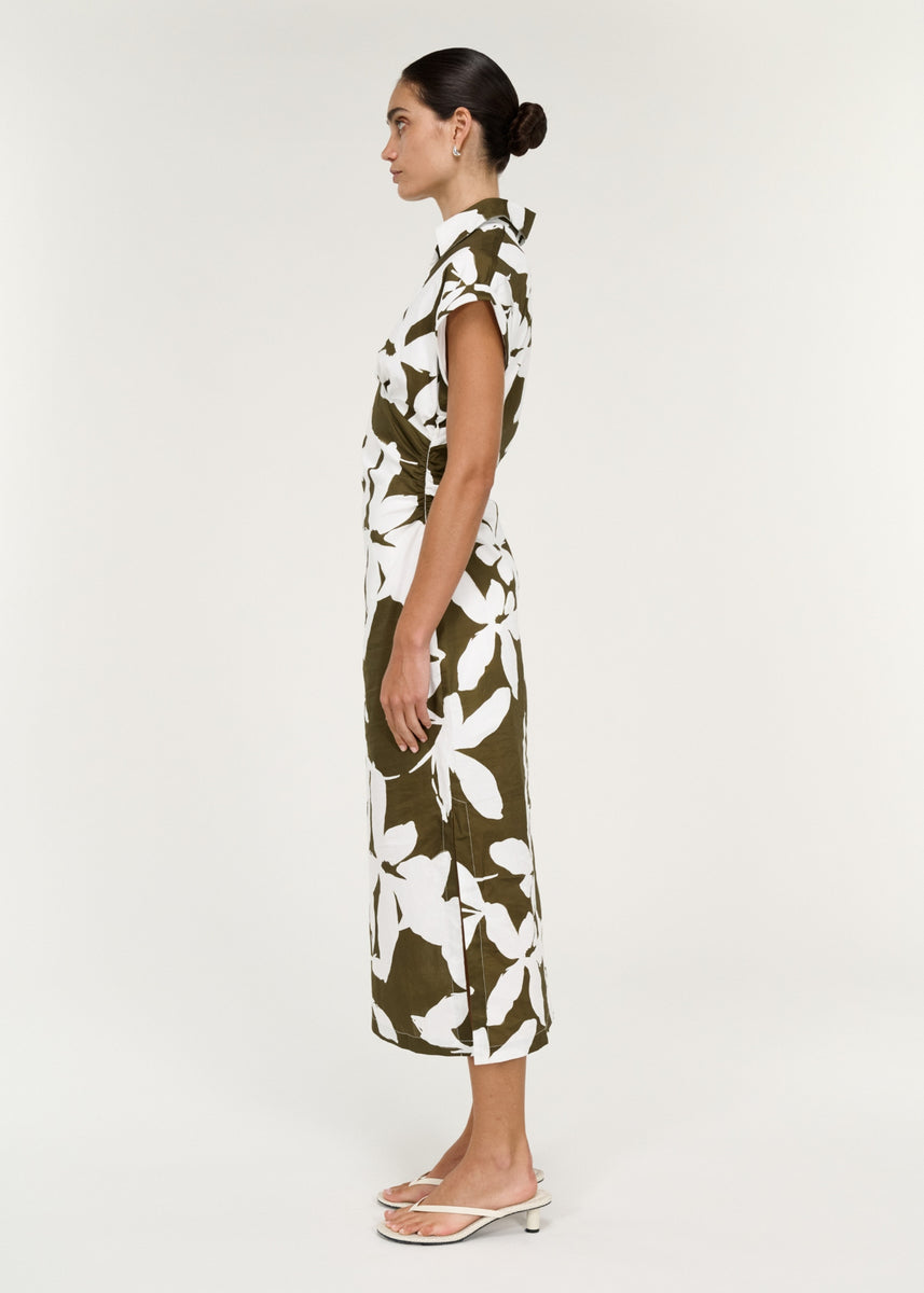 LIORA SHIRT MIDI DRESS
