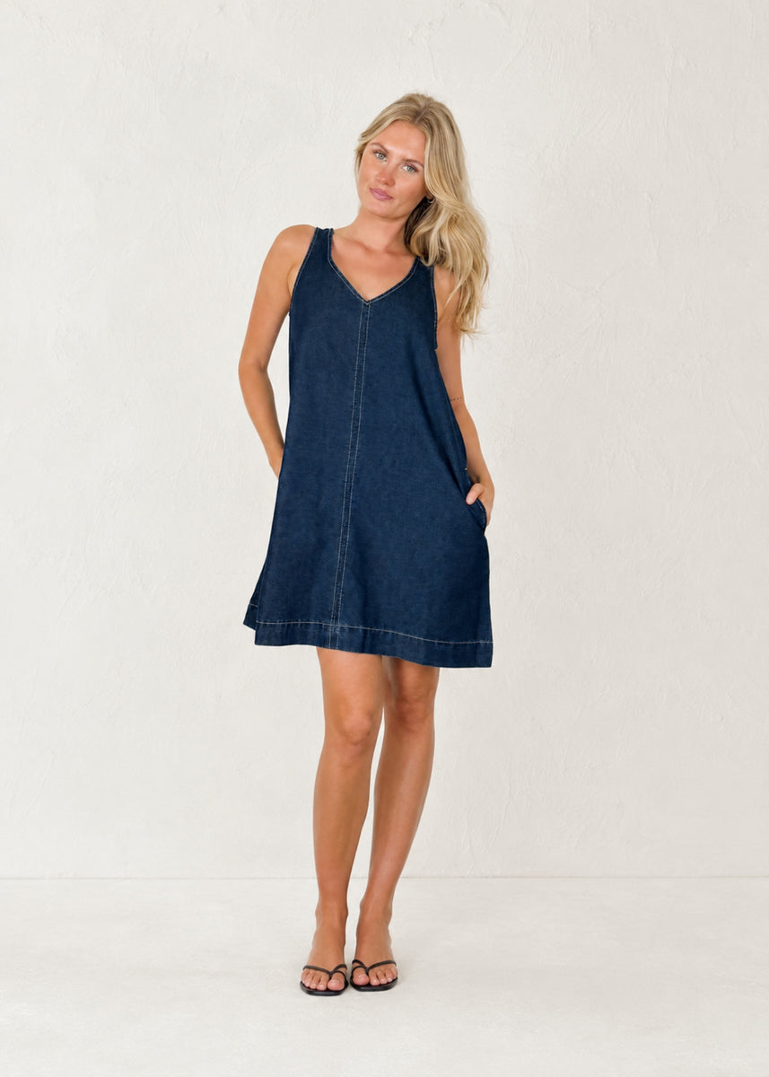 MAVIS DENIM DRESS