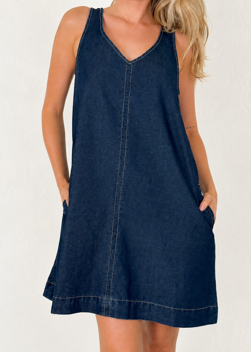 MAVIS DENIM DRESS