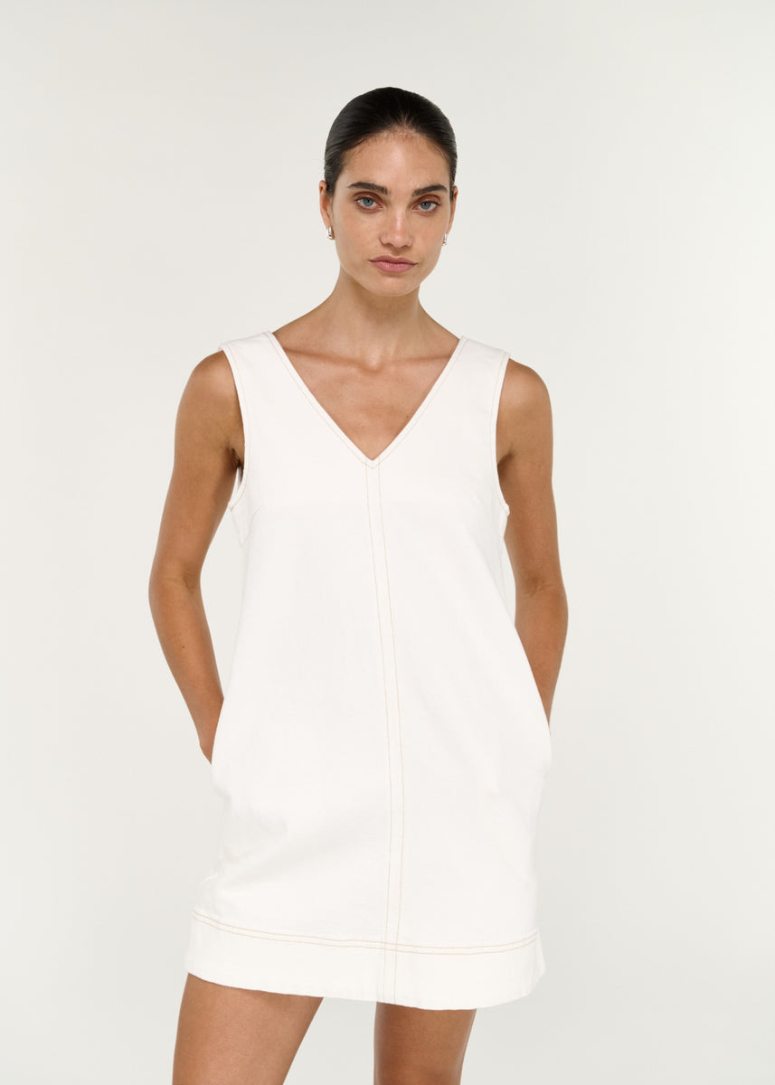 NYRA DENIM MINI DRESS