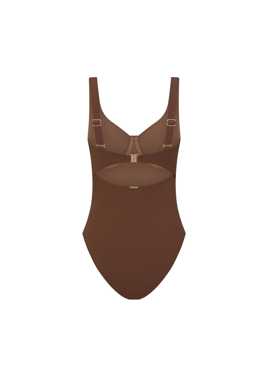 ORIGINAL UNDERWIRE ONE PIECE - CHOCOLATE