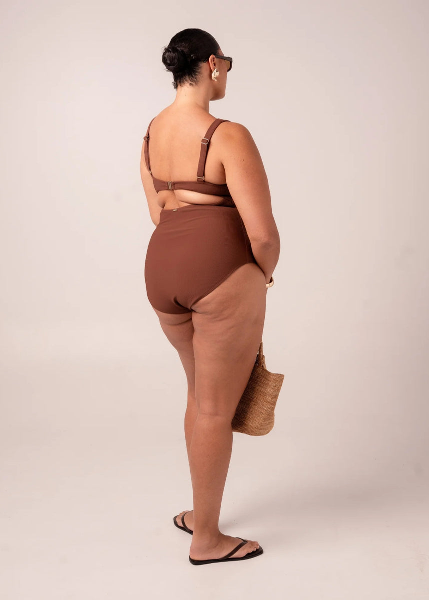 ORIGINAL UNDERWIRE ONE PIECE - CHOCOLATE