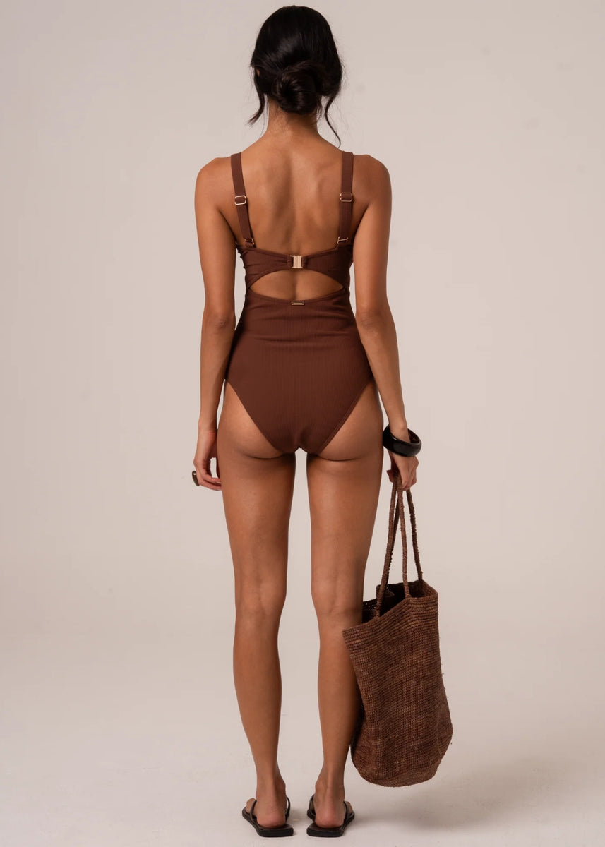 ORIGINAL UNDERWIRE ONE PIECE - CHOCOLATE