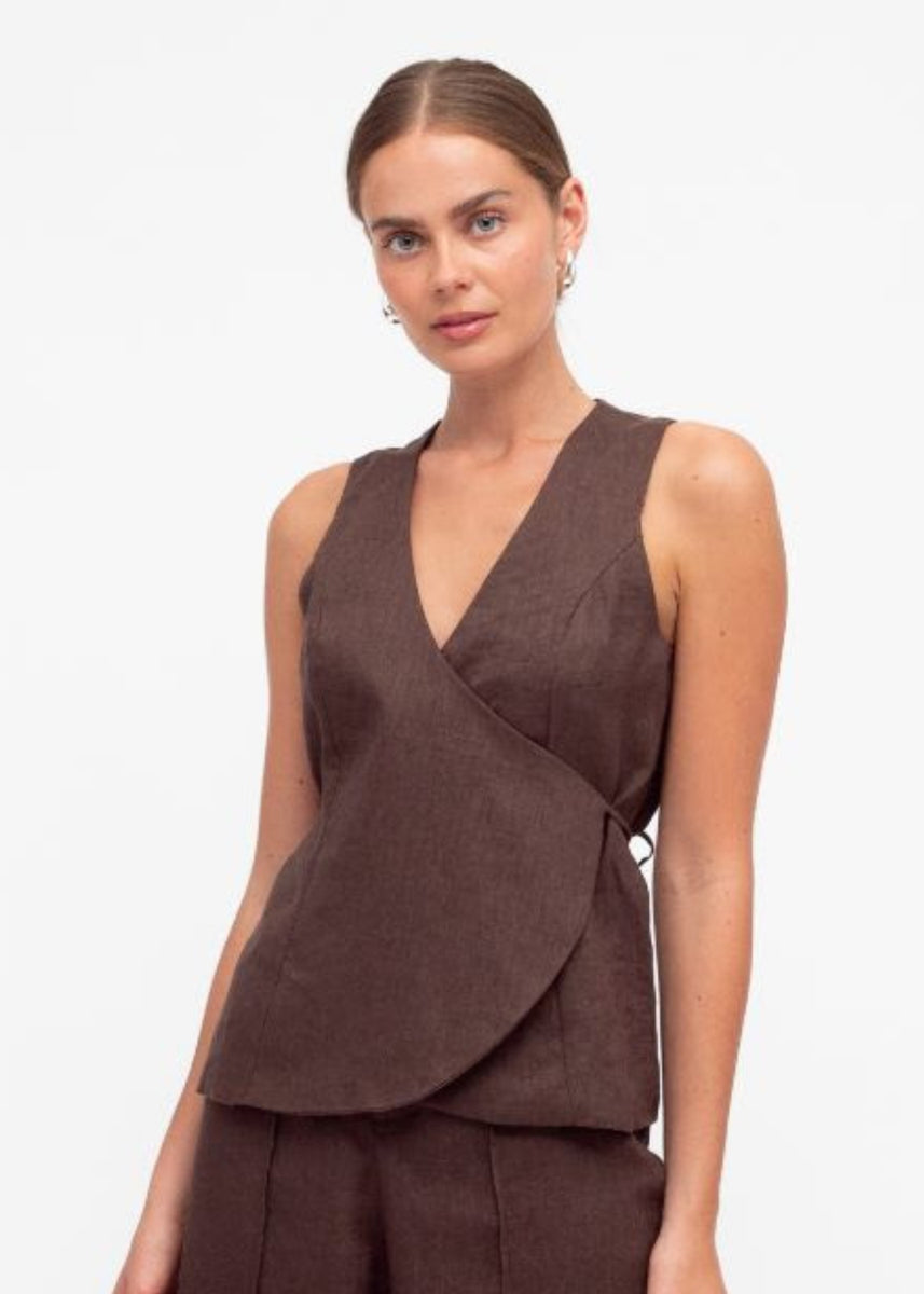 RUE VEST - CHOCOLATE