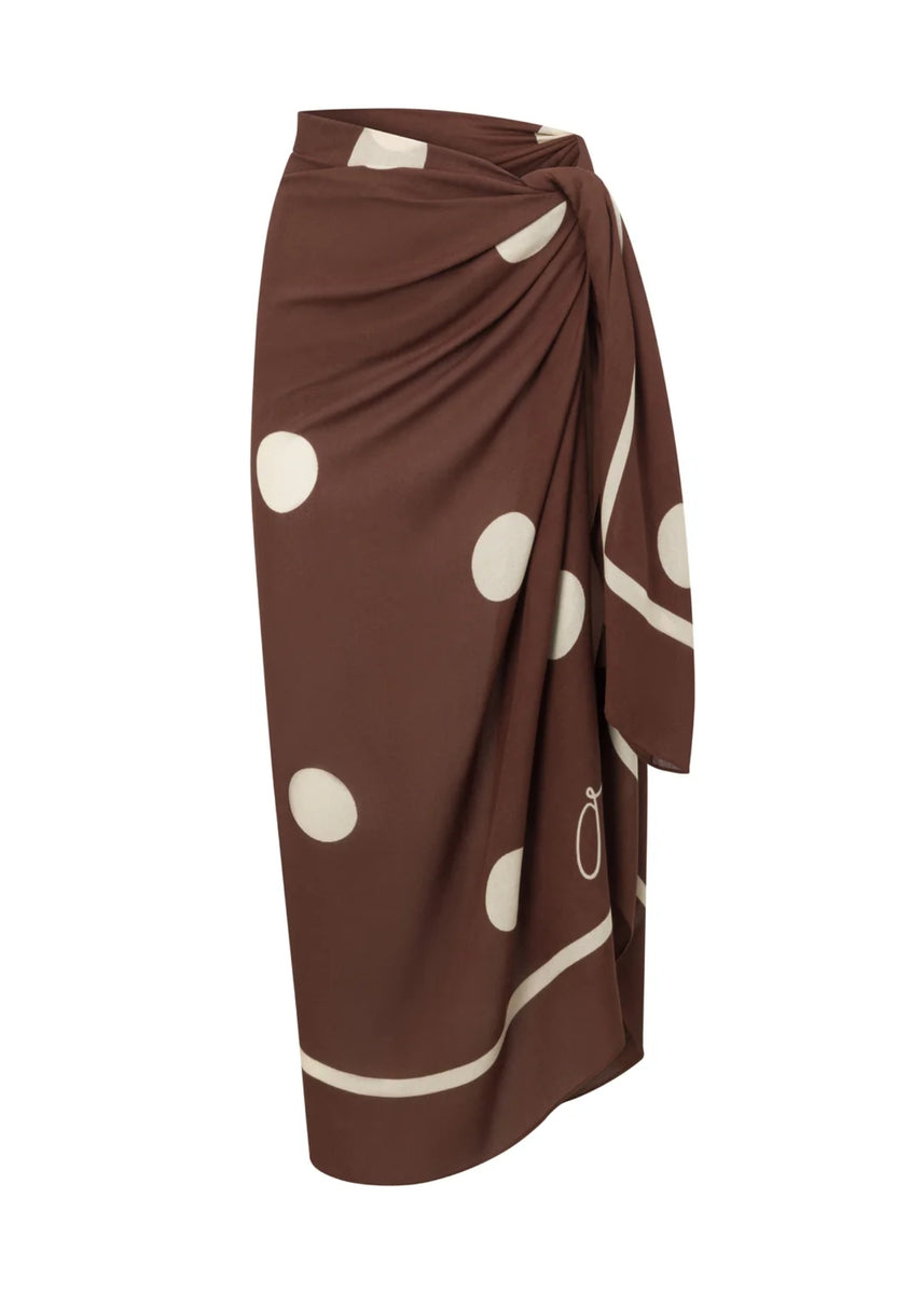 SARONG - CHOCOLATE DOT