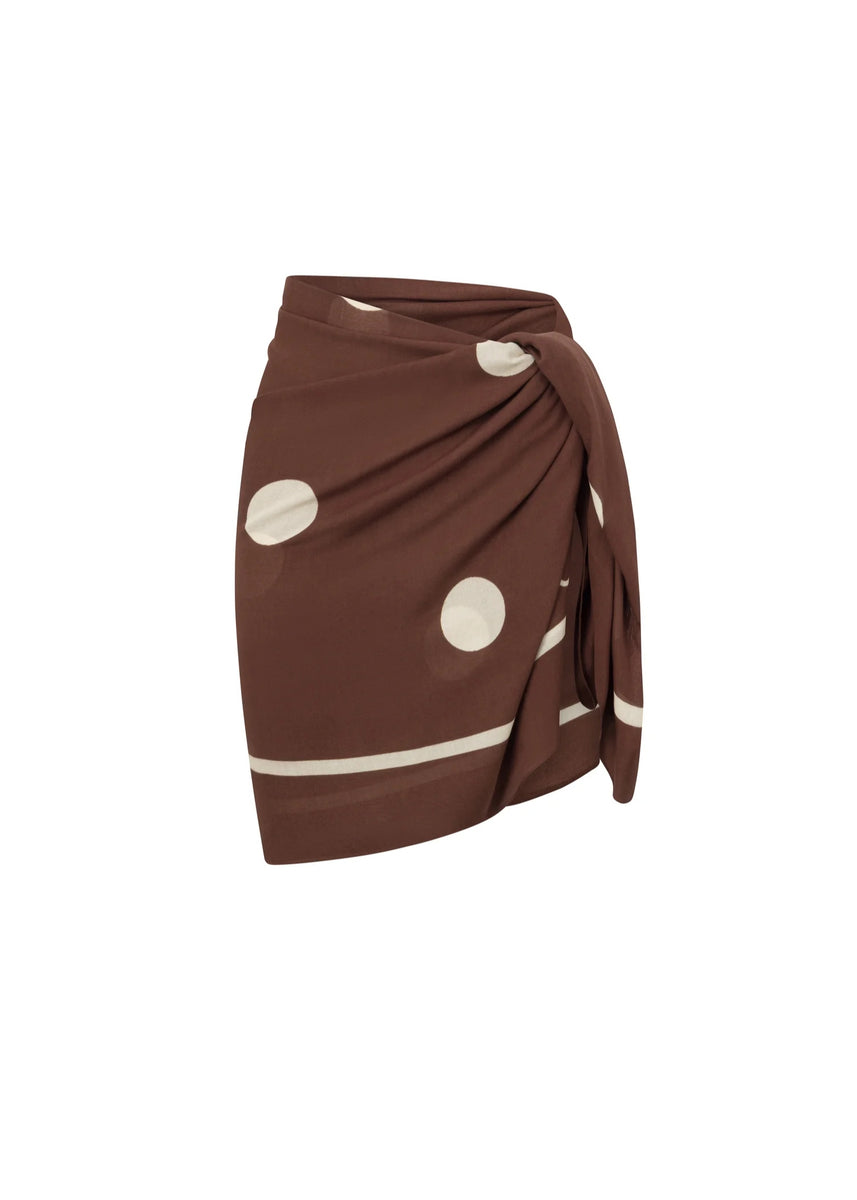 SARONG - CHOCOLATE DOT