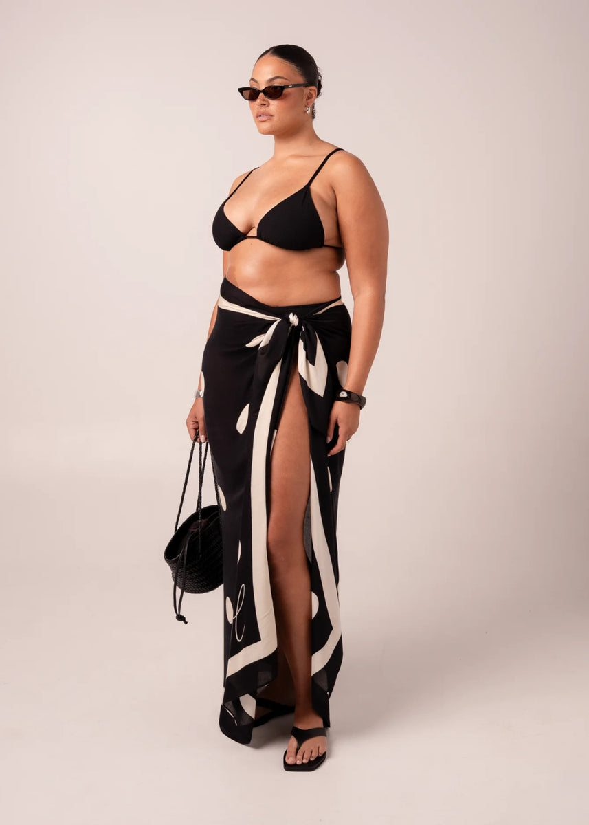 SARONG - NOIR DOT