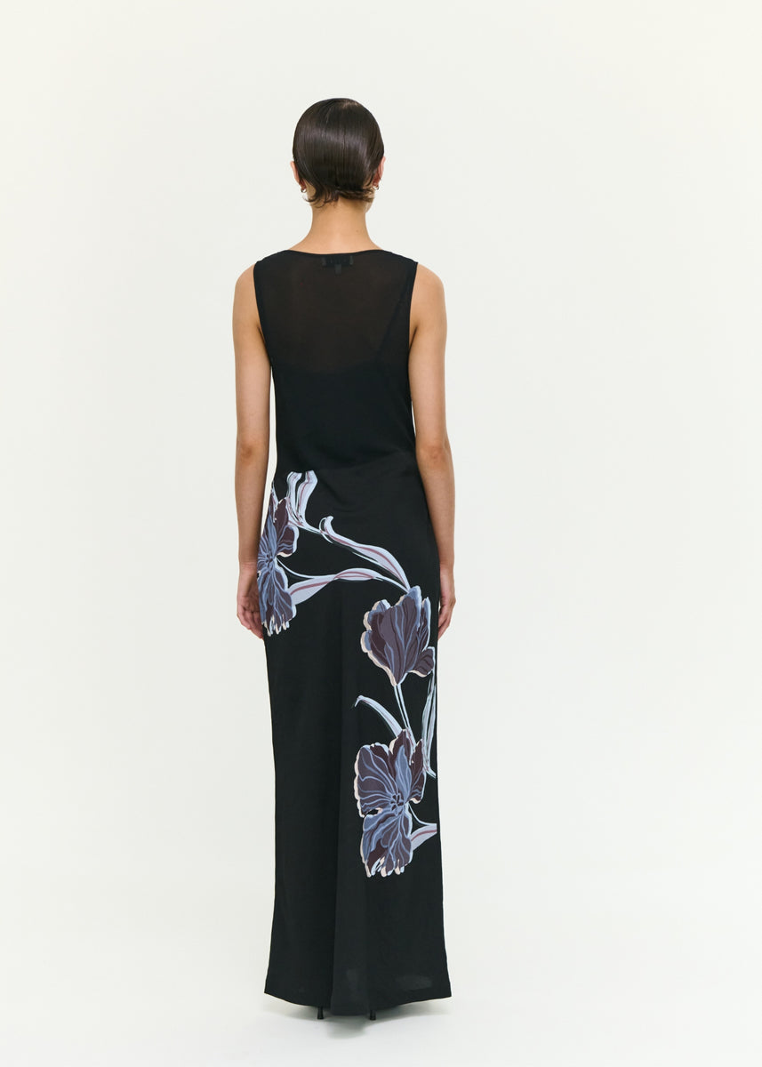 STAS BIAS COMBO MIDI DRESS
