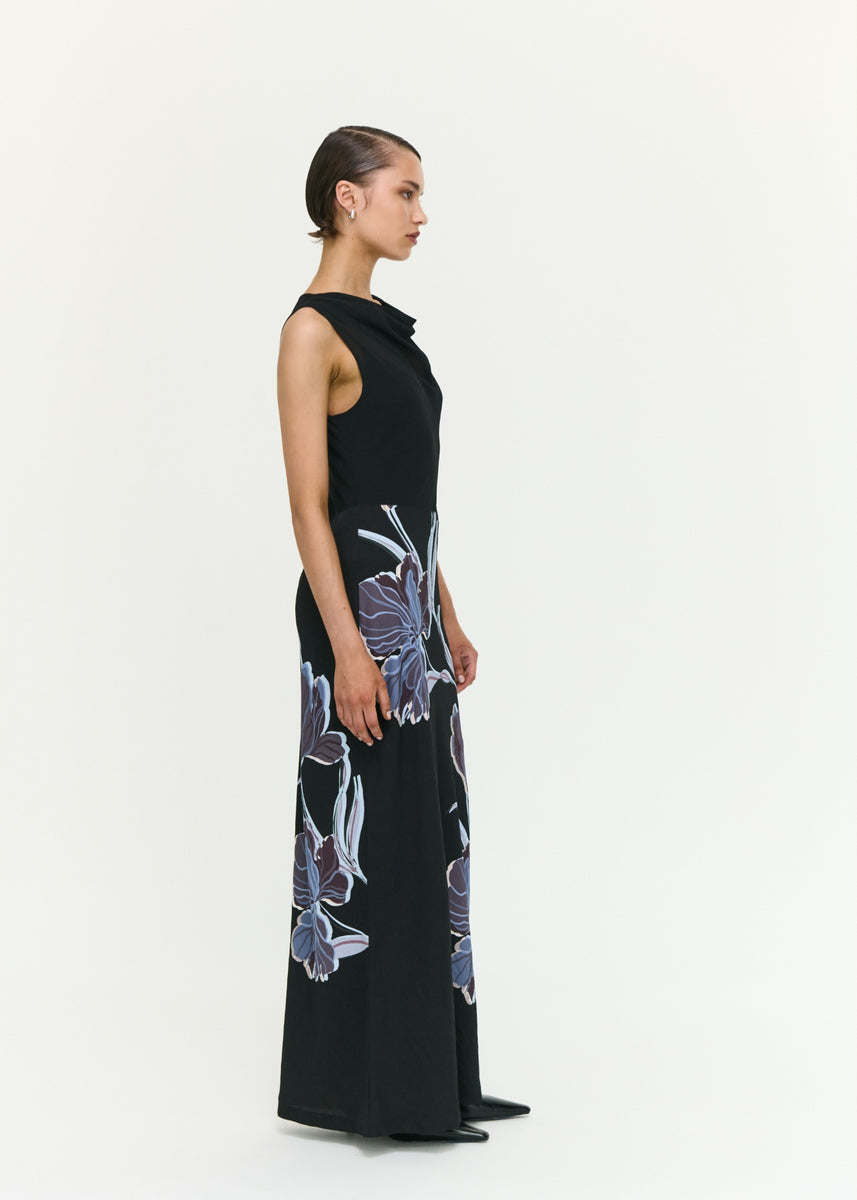 STAS BIAS COMBO MIDI DRESS