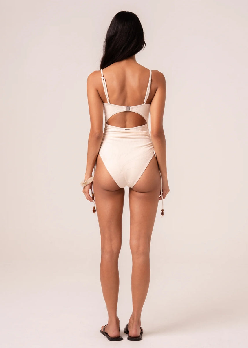 THIN STRAP UNDERWIRE ONE PIECE - HONEYMOON