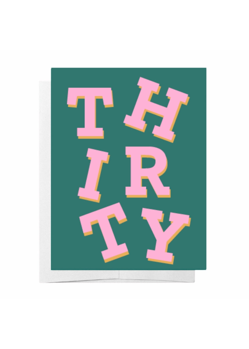 THIRTY CARD | BAD ON PAPER