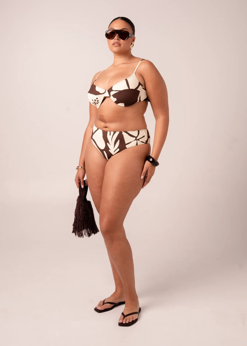 TIE BACK BALCONETTE BRA - IBISCO