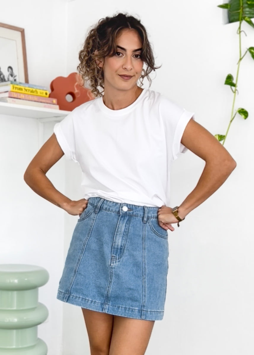 RHODES TEE - WHITE