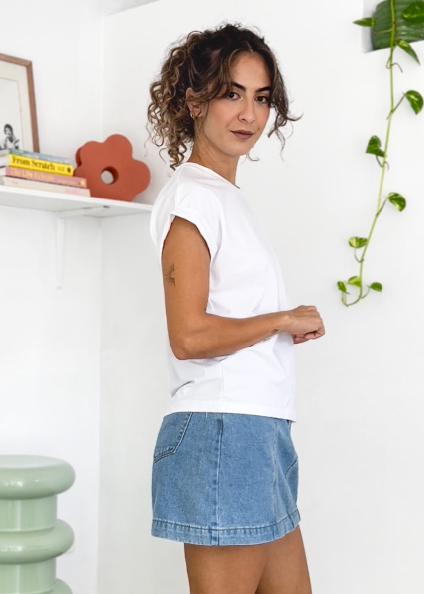 RHODES TEE - WHITE