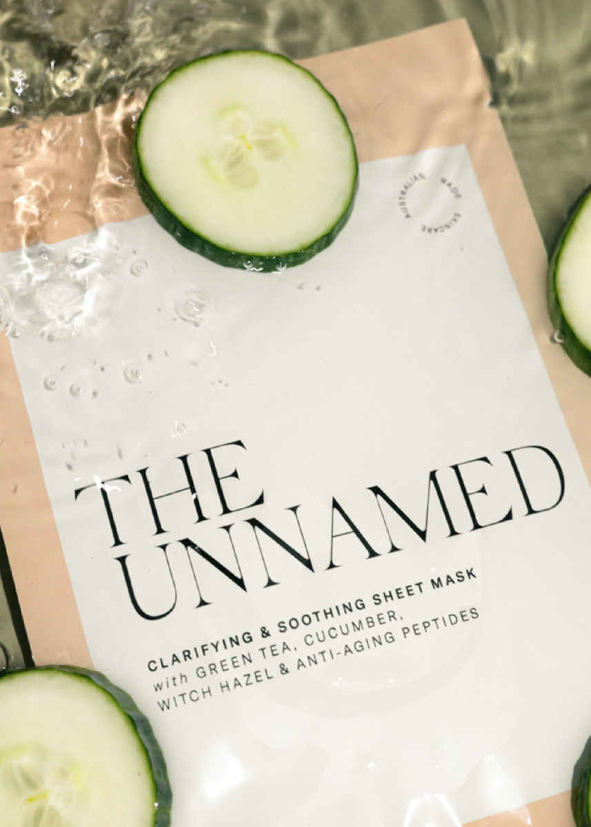 CLARIFYING & SOOTHING SHEET MASK by The Unnamed