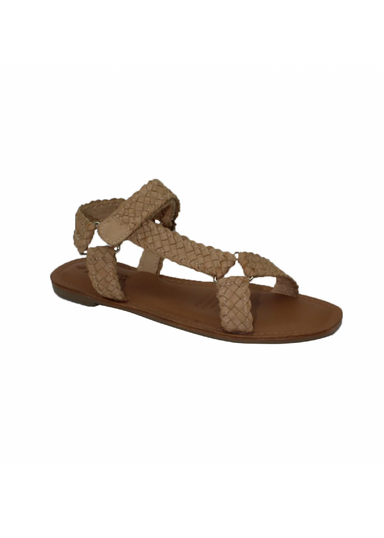 Rowan Sandals-Nude-Flats- FINAL SALE – Frogstones Boutique