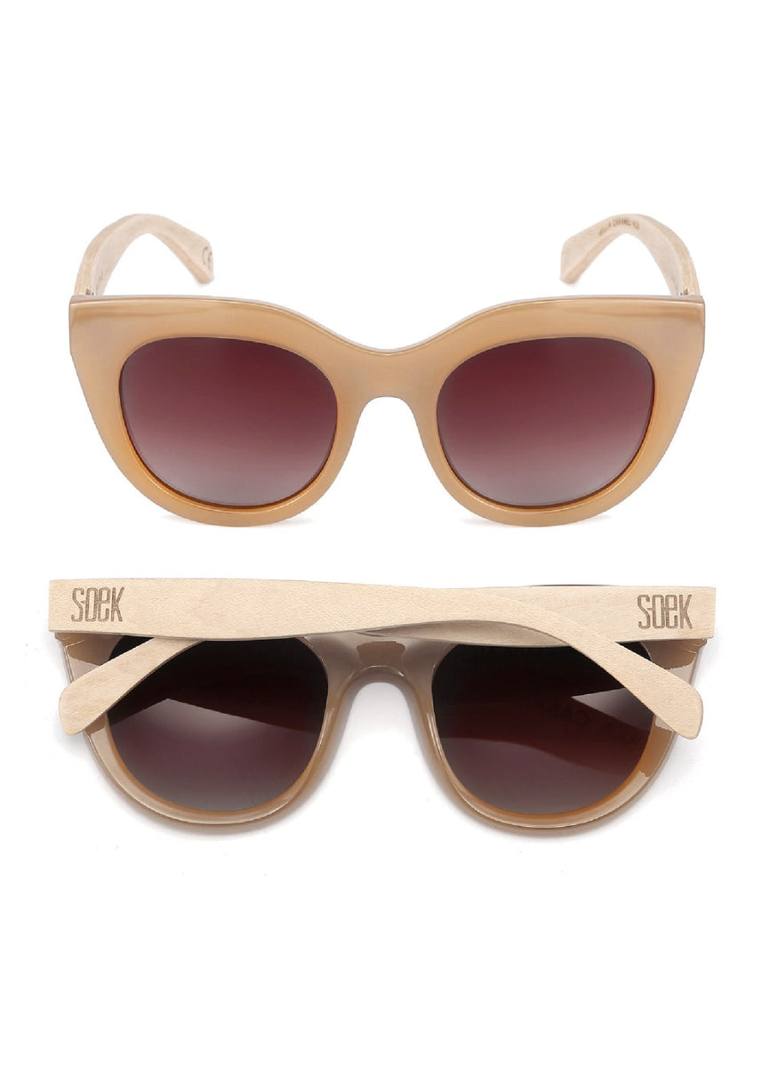 MILLA POLARISED SUNGLASSES - CARAMEL