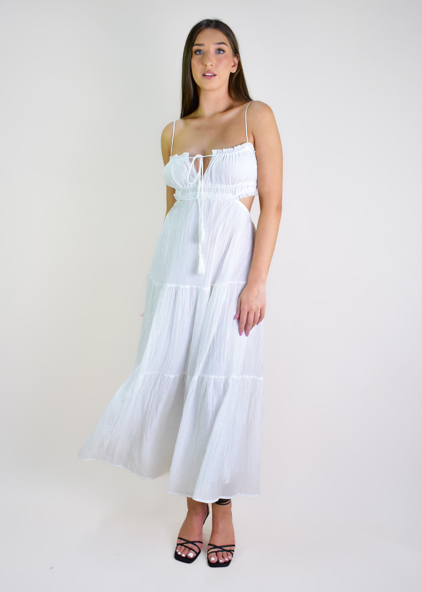 CHANELL DRESS - WHITE