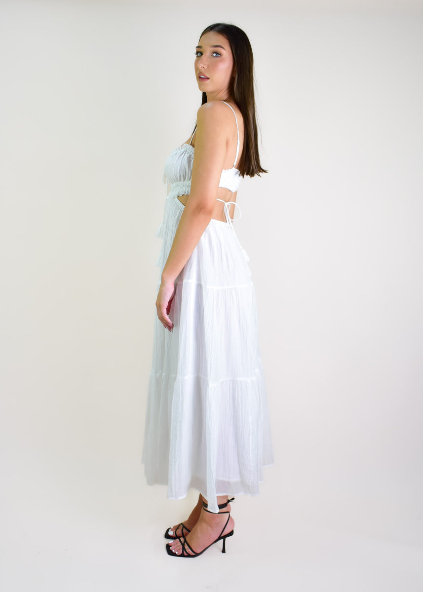 CHANELL DRESS - WHITE