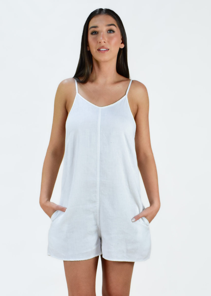 FUEL PLAYSUIT - WHITE