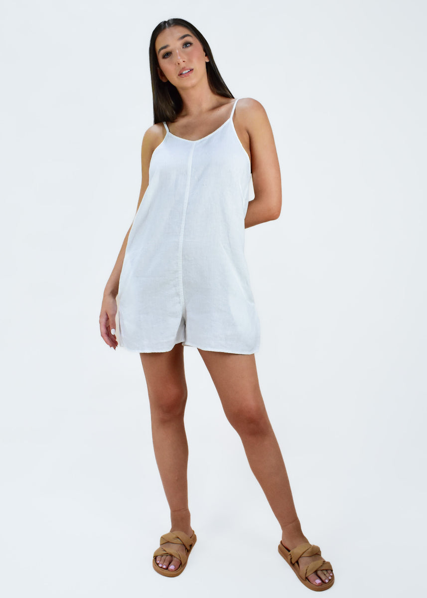 FUEL PLAYSUIT - WHITE
