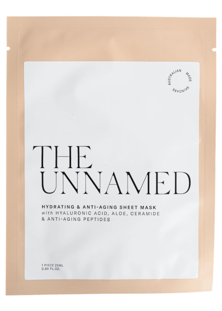 HYDRATING & ANTI-AGEING SHEET MASK by The Unnamed
