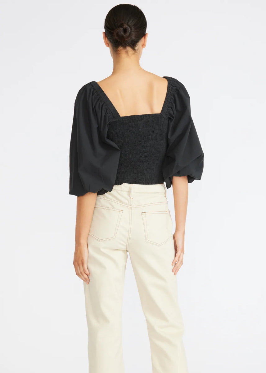 LUNA SHIRRED BLOUSE By Staple The Label