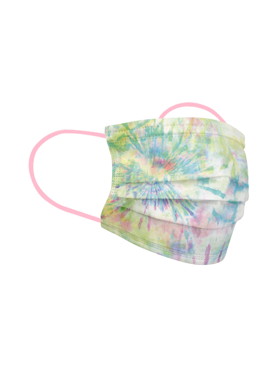 DISPOSABLE FASK MASKS 5 PACK -  TIE DYE PRINT by Shield Up